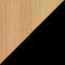 Jedálenský stôl Vitro 120 x 75 cm Dub / čierna