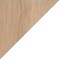 Kombinovaná skříň Trevix 90 x 46 x 213 cm, levá Dub pískový / bílá