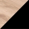 Jídelní stůl Horacy 125 × 75 cm Dub artisan / černá