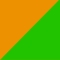 Hamaka Catalina 224 x 150 cm Zelená / oranžová