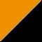 Jídelní židle Azalia Velvet Oranžová / černá
